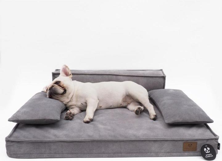 Actual product image Peppy buddies Relax Lounge bed 90x70cm, Grey - (697271866756) (Dog)
