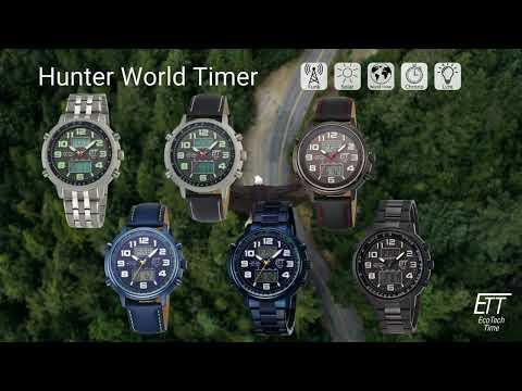 Produktbild ETT EGS-11301-22L Solar Drive Funkuhr Hunter II Chronograph Herrenuhr (Chronograph, Funkuhr, 48 mm)