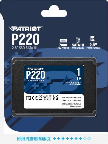 Immagine prodotto Patriot P220 (1000 GB, 2.5")