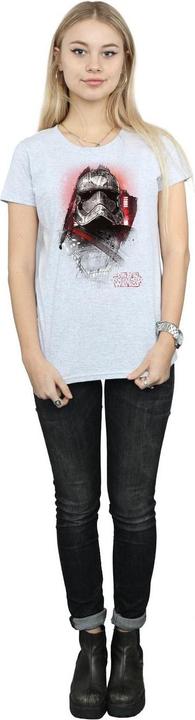 Actual product image Star Wars Womens/Ladies The Last Jedi Captain Phasma Brushed Cotton T-Shirt (XXL)