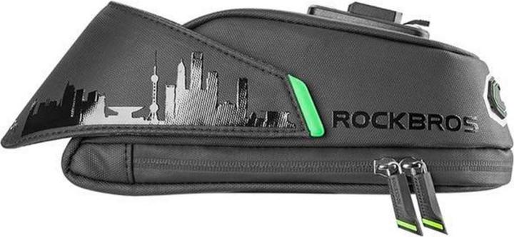 Image du produit Rockbros C27-1 Sacoche de vélo sous la selle - noir (1.50 l, Sacoche de cadre)