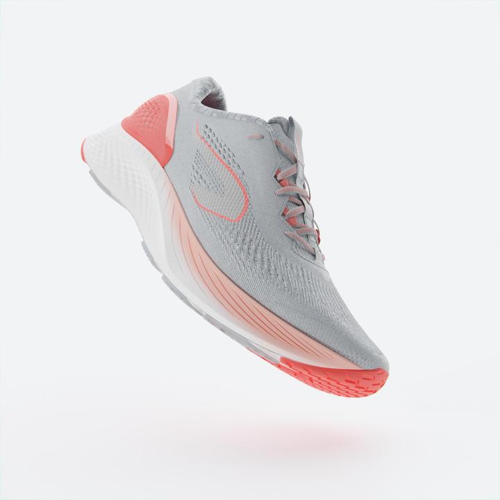 Produktbild Kiprun Laufschuhe Damen - KS500 2 grau/koralle (37)