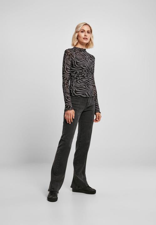 Immagine prodotto Urban Classics Donna AOP Mesh Turtleneck Longsleeve (XL)