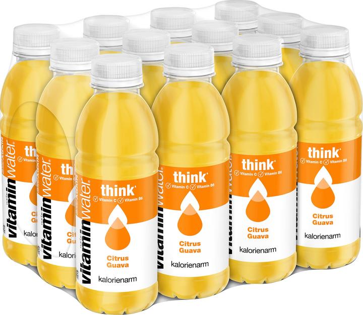 Immagine prodotto Glacéau vitaminwater Think (Agrumato, Guaiava, 12 x)