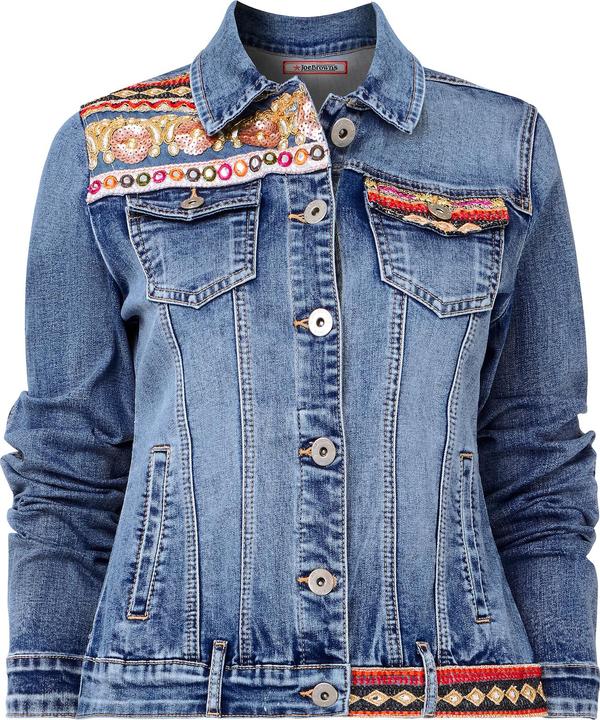 Produktbild Joe Browns LIMITED EDITION Sequin Stretch Denim Jacket (38)