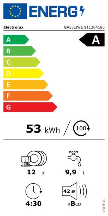 Energy Label Electrolux GA55LIWE