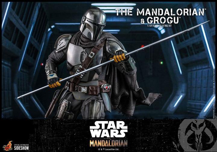 Produktbild Hot Toys Star Wars The Mandalorian pack 2 figurines 1/6 The Mandalorian & Grogu 30 cm