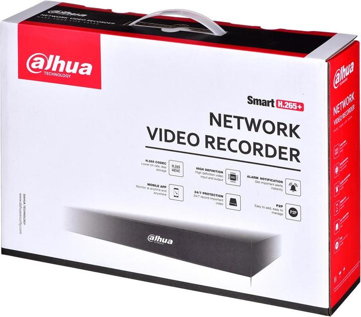 Actual product image Dahua Lite NVR2108-S3 network video recorder 1U Black (Network Video Recorder (NVR))
