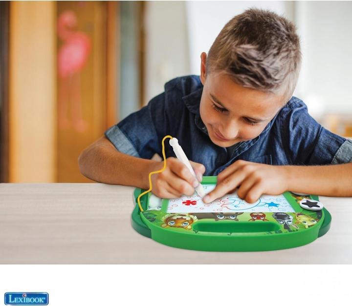 Immagine prodotto Lexibook Lavagna magnetica da disegno multicolore con accessori per la famiglia di animali formato A5
