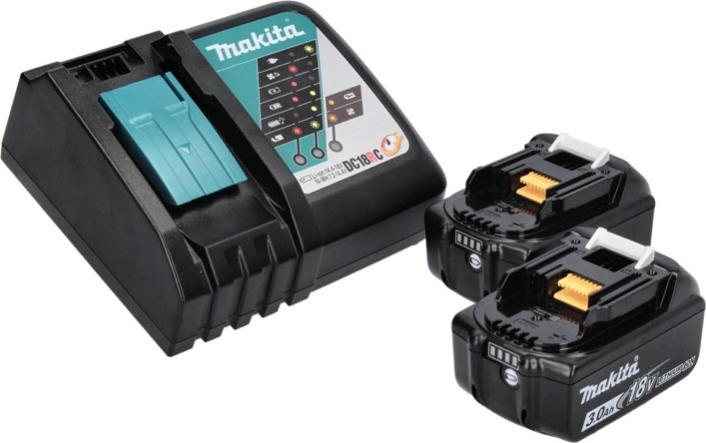 Actual product image Makita DWR 180 RFJ Cordless ratchet screwdriver 18 V 47.5 Nm 1/4" 3/8" + 2x rechargeable battery 3.0 Ah + (1/4", 3/8")