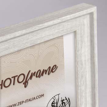 Actual product image ZEP Picture frame RT523W Torino White 20x30 cm (20 x 30 cm)
