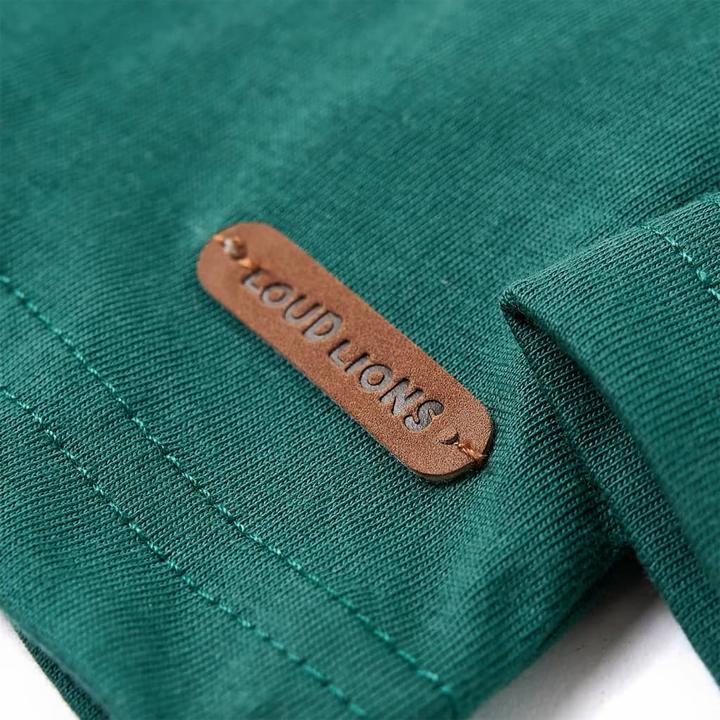 Produktbild VidaXL Kinder-Langarmshirt Grün 128,Material: 100 (128)