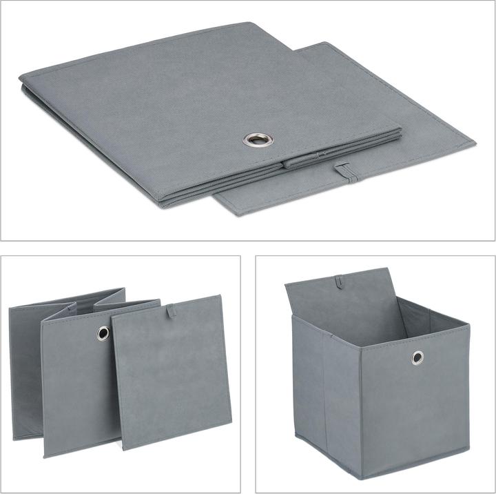 Immagine prodotto Relaxdays Scatola portaoggetti (30 x 30 x 30 cm, 8.19 l)