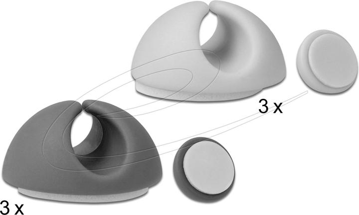 Produktbild Delock Kabelhalter