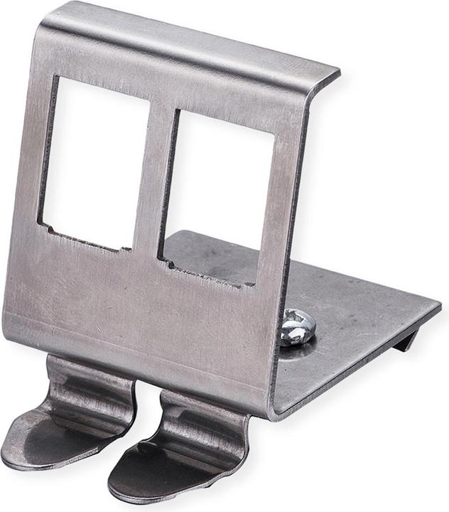 Image du produit Value Adaptateur de profilé chapeau pour 2 Keystones (Support de module Keystone)