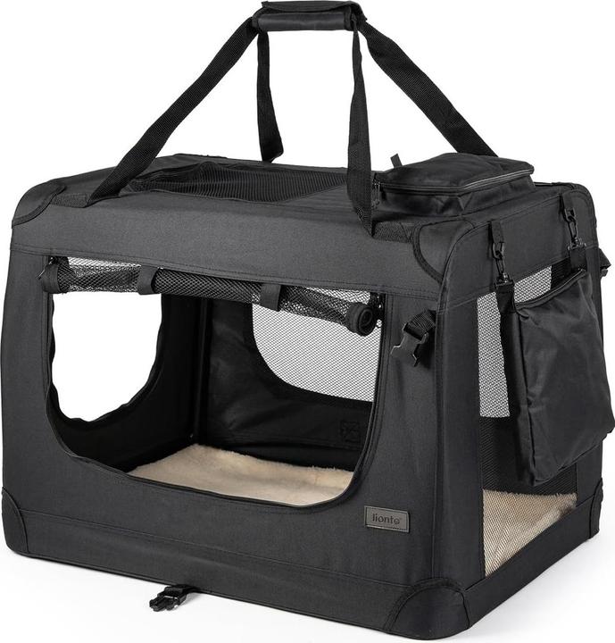 Actual product image Ionto Dog transport box (Dog, Washable, Can be opened completely, Breathable, Foldable)