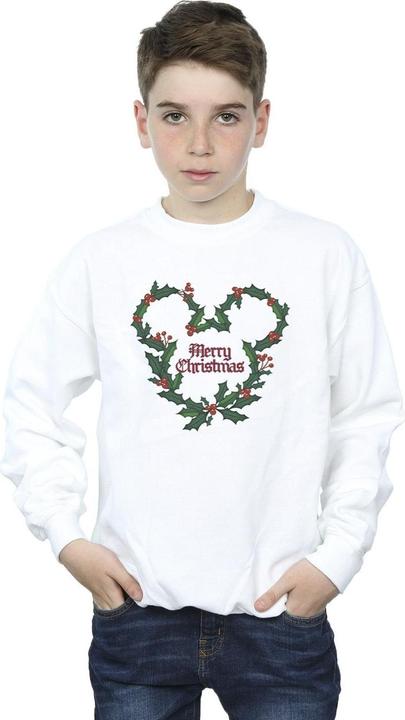 Immagine prodotto Disney Mickey Mouse Merry Christmas Holly Felpa Ragazzi (140, 146)