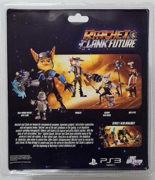 Actual product image DC Direct Ratchet & Clan Future Series 2 Action Figures Azimuth with Orvus
