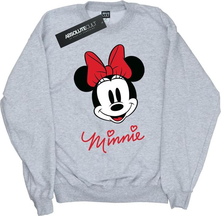 Produktbild Disney Minnie Mouse Face Sweatshirt Mädchen (140, 146)
