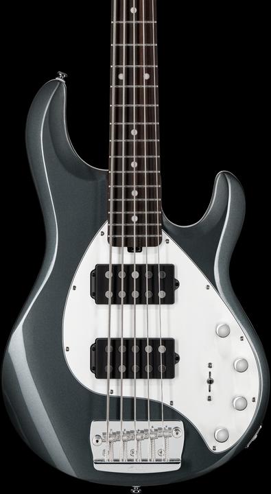 Image du produit Guitare basse, StingRay RAY35HH, 5 cordes, Charcoal Frost (Guitare électrique)