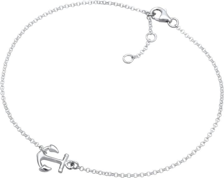 Elli Fusskette mit Anker Symbol (Sterling Silber, 25 cm)