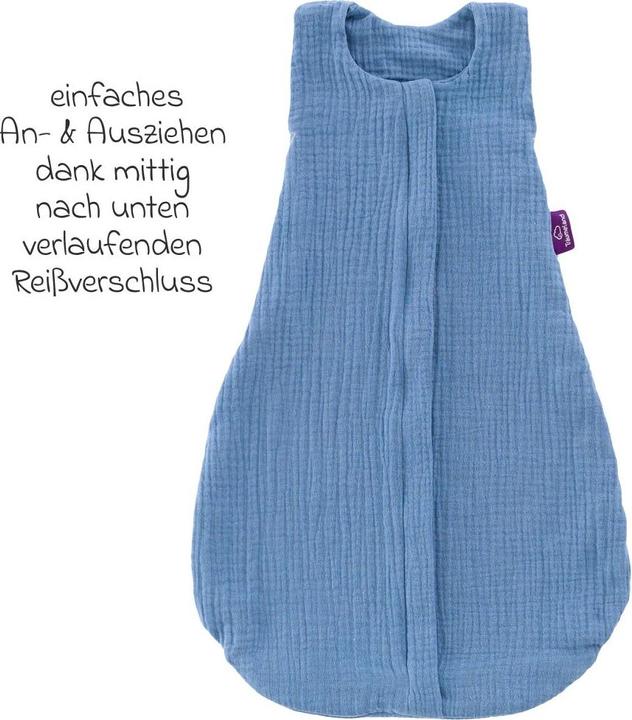 Produktbild Träumeland Sommerschlafsack Liebmich Baumwollmusselin (60 cm)