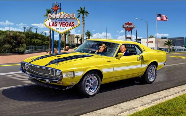 Actual product image Revell 70 Shelby Mustang GT500