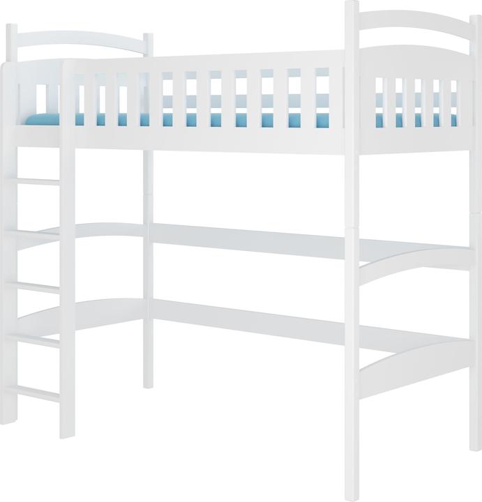 Actual product image ADRK Furniture Bunk Bed Mezzanine with MIAGO 180x80 Mattress (180 x 80 cm)