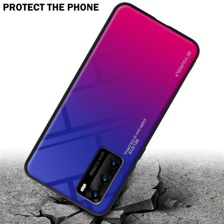Actual product image Cadorabo TPU 2 colors glass cover (Huawei P40)