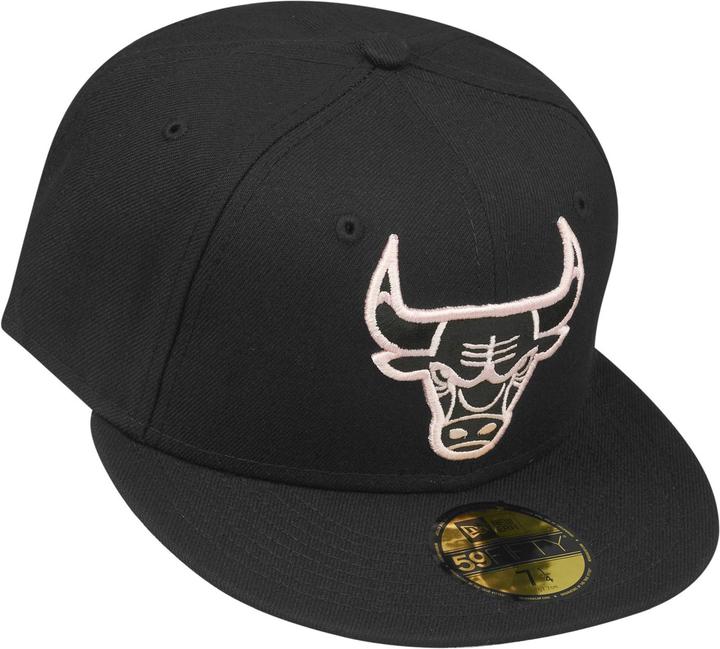 Produktbild New Era 59Fifty Cap - Chicago Bulls schwarz / rosa - 7 1/2 (7 1/2)