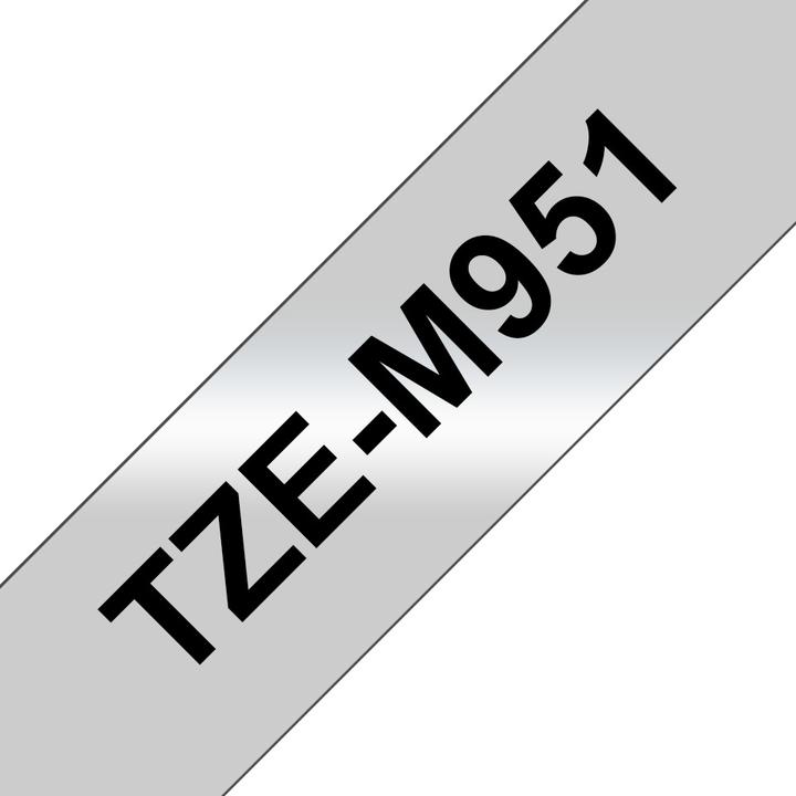 Immagine prodotto Brother Tze-M951 (2.40 cm, Argento, Nero)