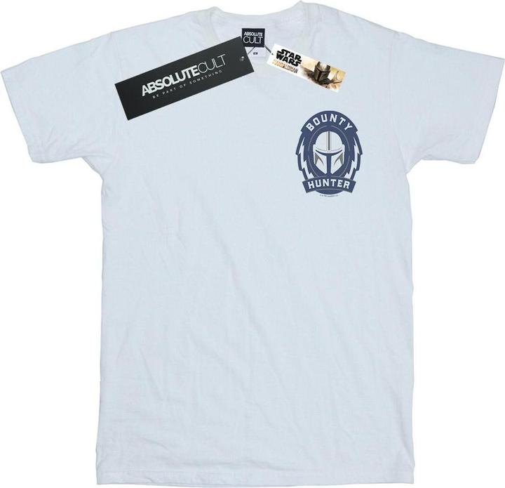 Star Wars The Mandalorian Bounty Hunter Badge Breast Print TShirt (XXL)
