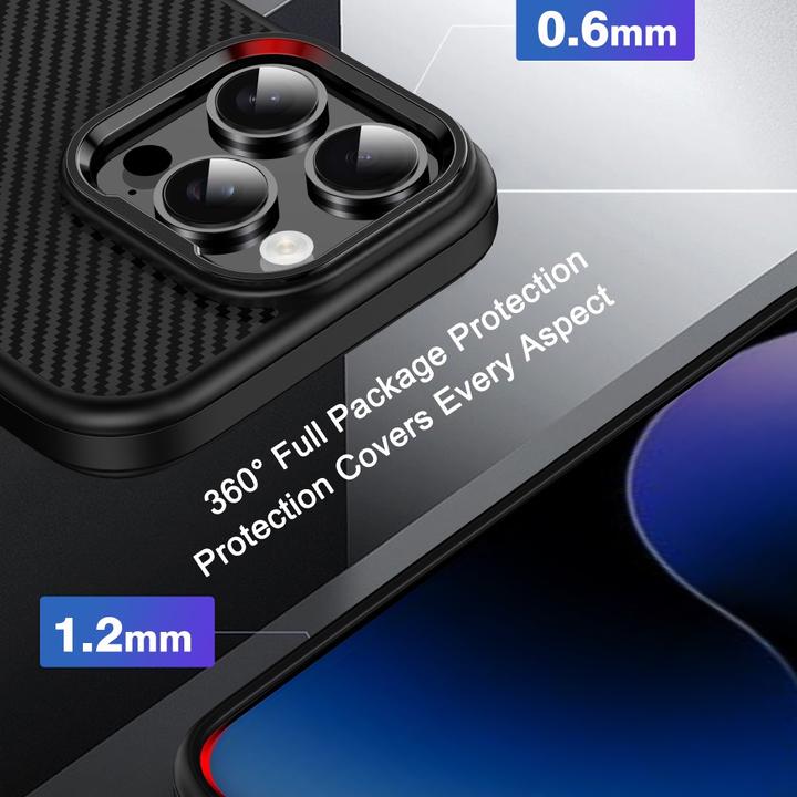 Image du produit iPaky Étui en fibre de carbone (Apple iPhone 16 Pro)