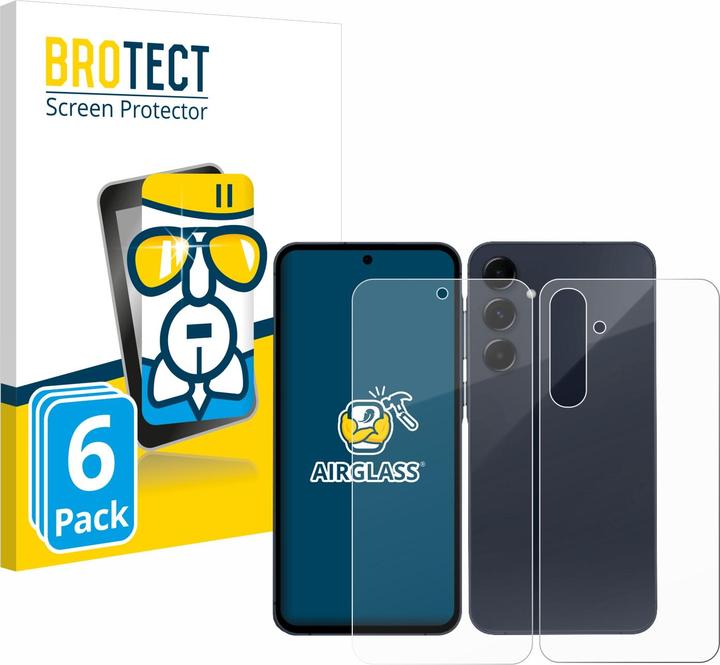 Produktbild BROTECT AirGlass Panzerglasfolie (6 Stück, Samsung Galaxy A55)