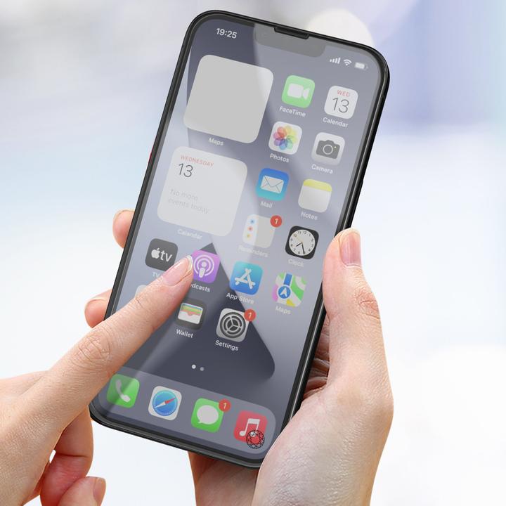 Actual product image Bigben Connected Glass screen protector (1 Piece, Apple iPhone 13)