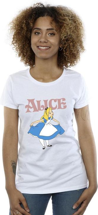 Actual product image Disney Womens/Ladies Alice In Wonderland Take A Bow Cotton T-Shirt (XXL)