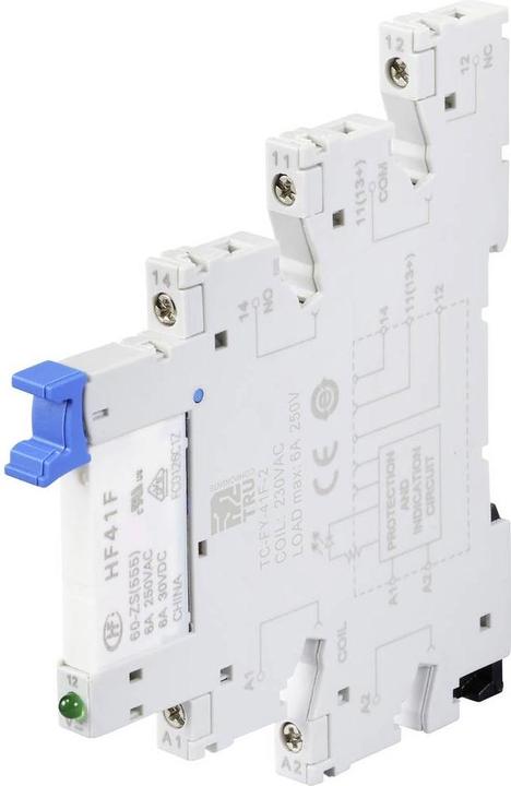 Tru Components TC-FY-41F-2 230V Industrierelais Nennspannung: 230 V/AC Schaltstr