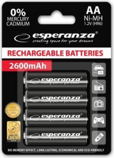 Immagine prodotto Esperanza EZA106 Batteria industriale al nichel-metallo idruro (NiMH) (AA, 2600 mAh)