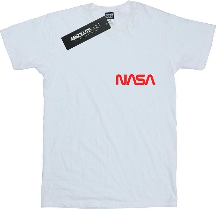 Nasa Modern Logo Chest TShirt Jungen