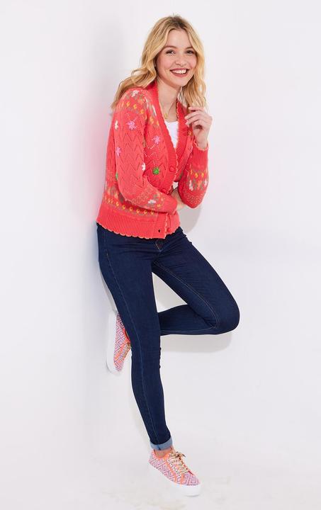 Image du produit Joe Browns V-Neck Floral Cardigan (36)