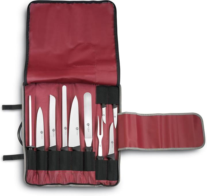 Image du produit Ausonia Set de couteaux de cuisine dans une trousse à roulettes (30 cm)