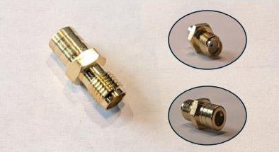 Actual product image ACV 1502-28 | Antenna adapter SMA (f) to SMB (f)