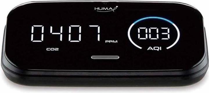 Actual product image Humatech Air Quality Monitor Huma-i HI-300 Black