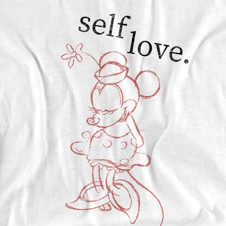 Immagine prodotto Disney Self Love Maglietta San Valentino Topolina Adulto Unisex (M)