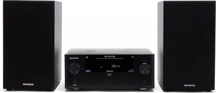 Aiwa MSBTU-500 Stereo System Bluetooth®, AUX, CD, USB, FM, 50W Black (Bluetooth, CD player, 1x 50 W)