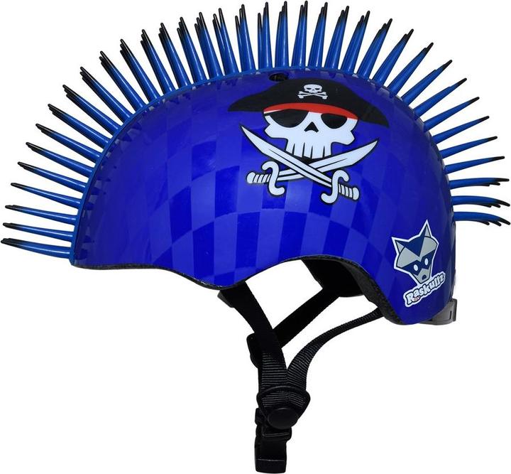 Productafbeelding MGA Kinderhelm Junior C-Remete Ooglap Piraat Blauw Maat S Kind 5+ (50-54 cm) (nieuw) (50 - 54 cm)