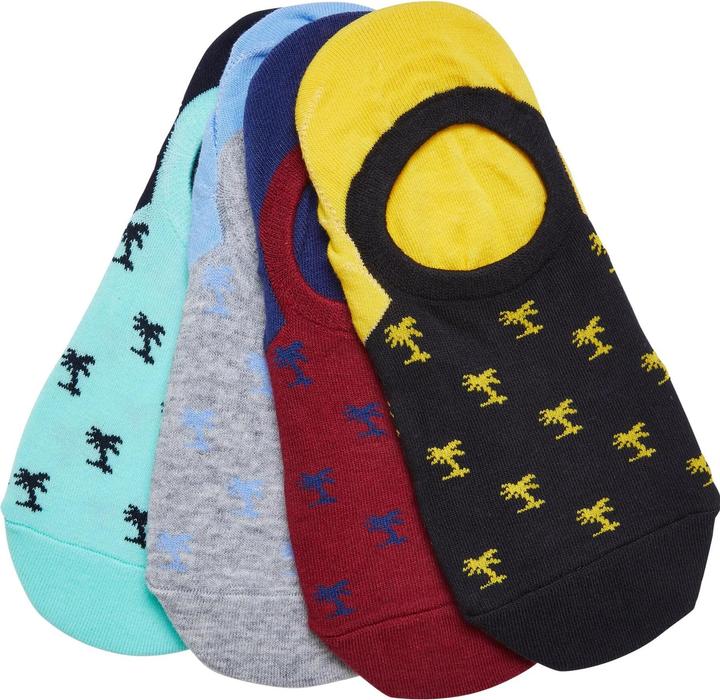 Image du produit Urban Classics Reccyled Yarn Invisbile Palmtree Chaussettes 4-Pack (paquet de 4, 35 - 38)