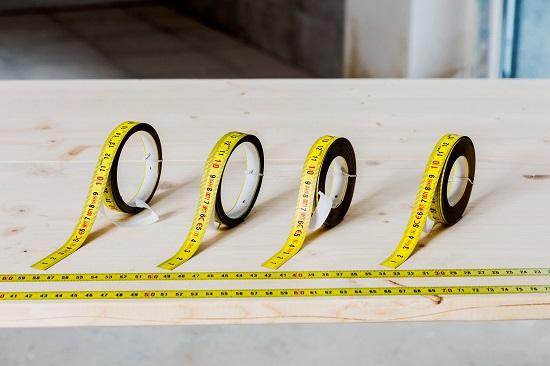Produktbild Bahco Adhesive steel measuring tape "R" L-6m. 13mm scale from left to right (600 cm)