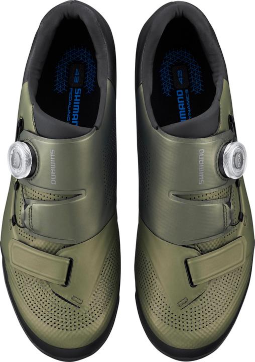 Actual product image Shimano MTB SH-XC5E Shoe moss green Men (40)