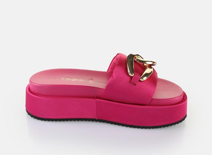 Actual product image Buffalo 's mules noa slide chain - vegan satin (40)